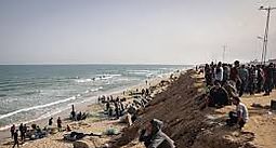 EE.UU. comienza la construccin de un muelle y un puerto temporal en Gaza