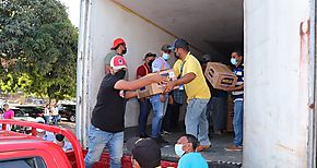 Gobierno Nacional distribuye en Herrera miles de productos crnicos para la Navidad