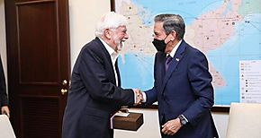 Presidente Cortizo se reúne con Christopher Dodd asesor del presidente Biden para Las Américas