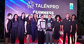 Erika Ender y todo Panamá logran un Récord Guinness por TalenPro