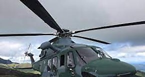 Senan ubicó el helicóptero accidentado en área montañosa