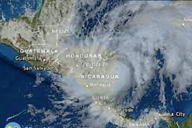 Centroamérica atenta al impacto de una tormenta tropical en Nicaragua