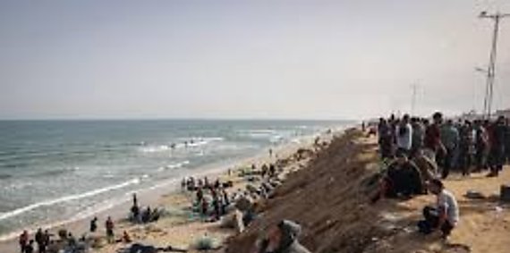 EE.UU. comienza la construccin de un muelle y un puerto temporal en Gaza